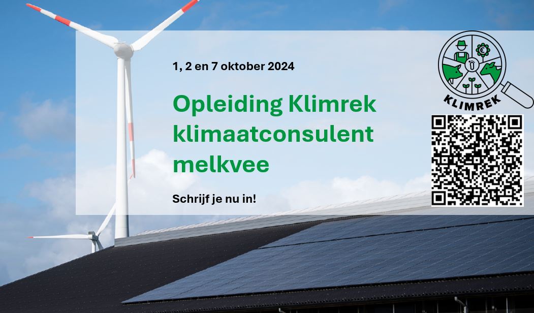 Klimrek opleiding klimaatconsulent melkvee 2024